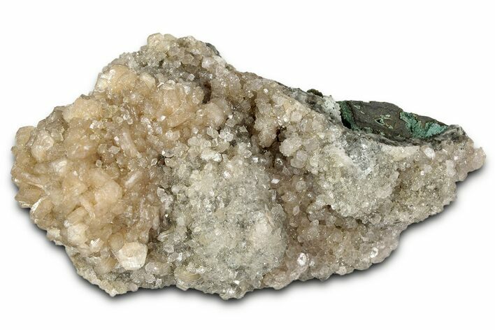 Stilbite Crystals and Micro Apophyllite on Heulandite - India #348353